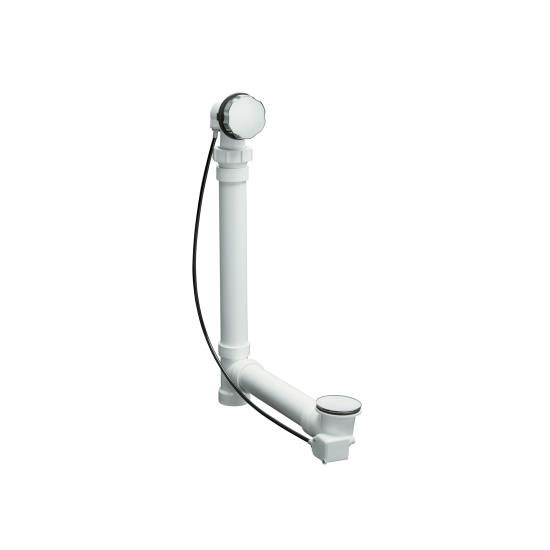 Kohler K-7213-SN Clearflo Cable Bath Drain With PVC Tubing - Vibrant Polished Nickel (Pictured in Chrome)