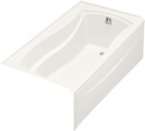 Kohler K-1229-RA-0 Mariposa 5.5' Bath With Integral Apron and Right Hand Drain - White