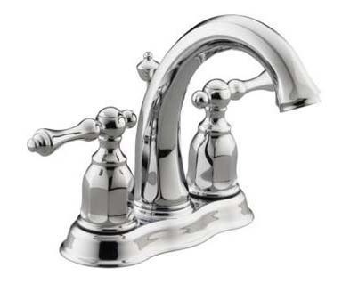 Kohler K-13490-4-CP Double Handle Centerset Lavatory Faucet from the Kelston Collection - Polished Chrome