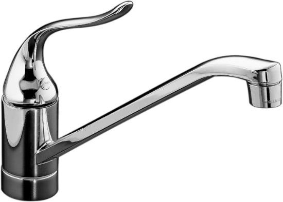 Kohler K-15175-F-CP Single Handle Kitchen Faucet - Polished Chrome