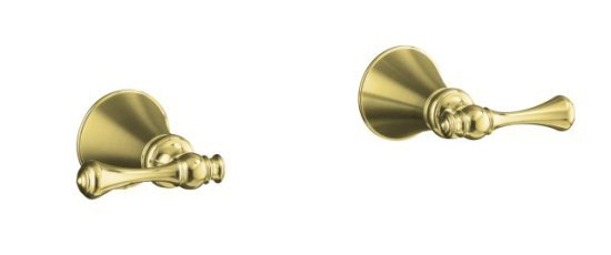 Kohler K-16217-4A-PB Two Handle Valve Only Faucet - Polished Brass