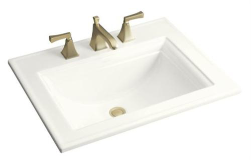Kohler K-2337-4-0 Memoirs Self-Rimming Lavatory With Stately Design and 4