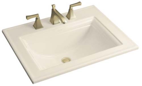 Kohler K-2337-8-47 Memoirs Self-Rimming Lavatory With Stately Design and 8