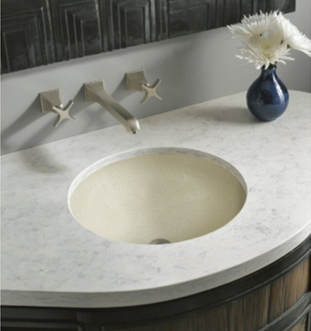 Kohler K-2349-HW Camber Undercounter Lavatory - Boulce Muslin (Faucet and Accessories Not Included)
