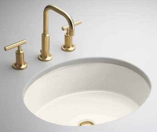 Kohler K-2881-96 Single Basin Undercounter Lavatory from the Verticyl Collection - Biscuit