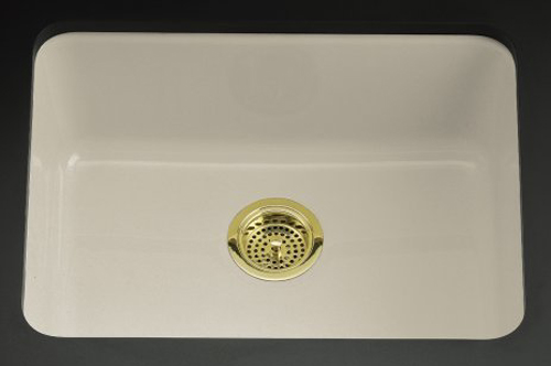 Kohler K-6585-G9 Iron/Tones Self-Rimming/Undercounter Kitchen Sink - Sandbar