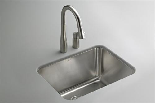 Kohler K-6661-NA Undertone Undercounter Utility Sink - Stainless Steel (Faucet and Accessories Not Included)