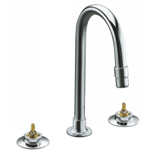 Kohler K-7303-K-CP Widespread Lavatory Faucet Only Base Faucet - Polished Chrome