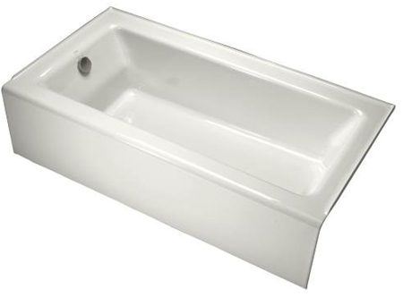 Kohler K-875-0 Bellwether Bath With Integral Apron And Left-Hand Drain - White