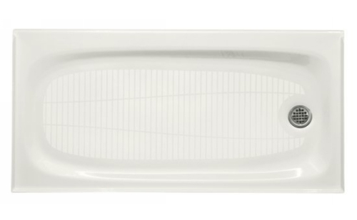 Kohler K-9054-0 Salient Shower Receptor With Right Hand Drain - White