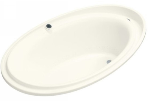 Kohler K1110GWH Purist  Bubble Massage Bath In White