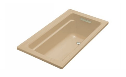 Kohler K-1123-33 Archer 5' Bath With Comfort Depth Design Integral Apron And Left-Hand Drain - Mexican Sand