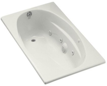 Kohler K-1139-0 Proflex 5 Foot Drop In Jetted Tub With Left Hand Drain - White