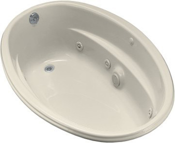 Kohler K-1146-47 Proflex 5 Foot Drop In Jetted Tub With Left-Hand Drain - Almond
