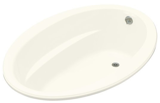 Kohler K-1162-G-96 Sunward 5' BubbleMassage Bath - Biscuit