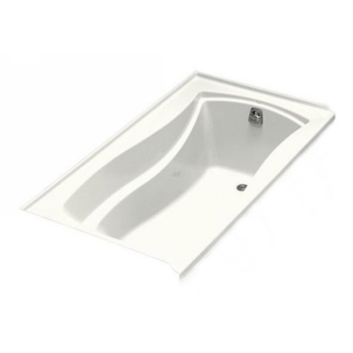 Kohler K-1229-R-0 Mariposa 5.5' Bath With Tile Flange and Right Hand Drain - White