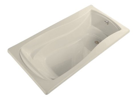 Kohler K-1259-47 Mariposa 6' Bath With Reversible Drain - Almond