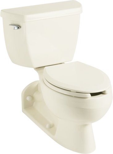 Kohler K-3554-T-0 Barrington Two Piece Elongated Toilet - White