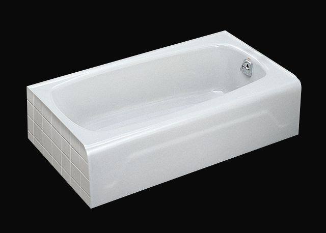 Kohler K-746-0 Seaforth Bath With Right-Hand Drain - White
