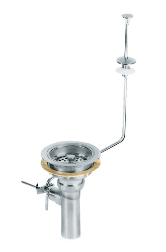 Kohler K-8802-RL-CP Duostrainer Sink Strainer With Tailpiece And Pop-Up Drain - Polished Chrome