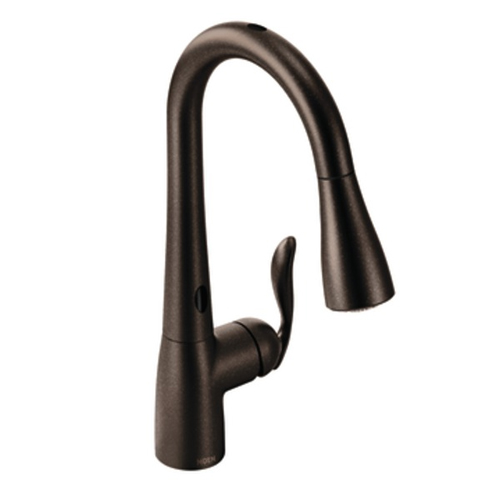 Moen 7594EORB Arbor Single Handle/Hole Pull-Down Kitchen Faucet with MotionSense - Oil Rubbed Bronze