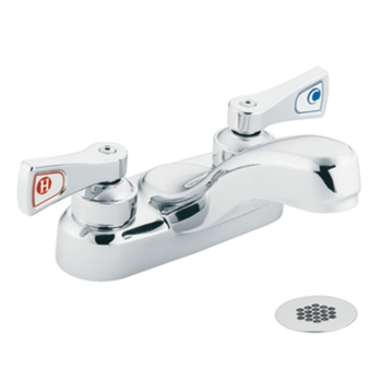 Moen 8218 Commercial Two Handle Lavatory Faucet Chrome