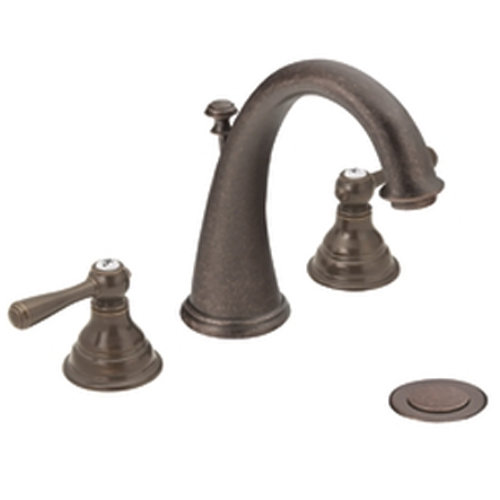 Moen T6125ORB Kingsley Two-Handle Widespread Lavatory Faucet Trim - Oil Rubbed Bronze