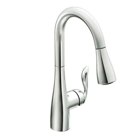 Moen 7594C Arbor Single-Handle High Arc Pulldown Kitchen Faucet - Chrome