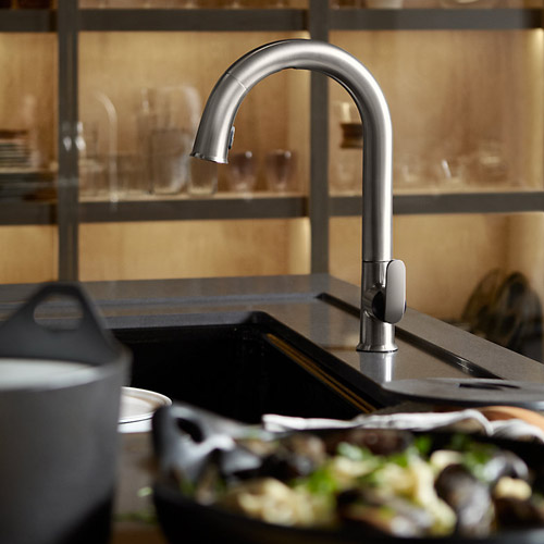 Kohler K-72218-B7-VS Sensate Touchless Pull Down Kitchen Faucet