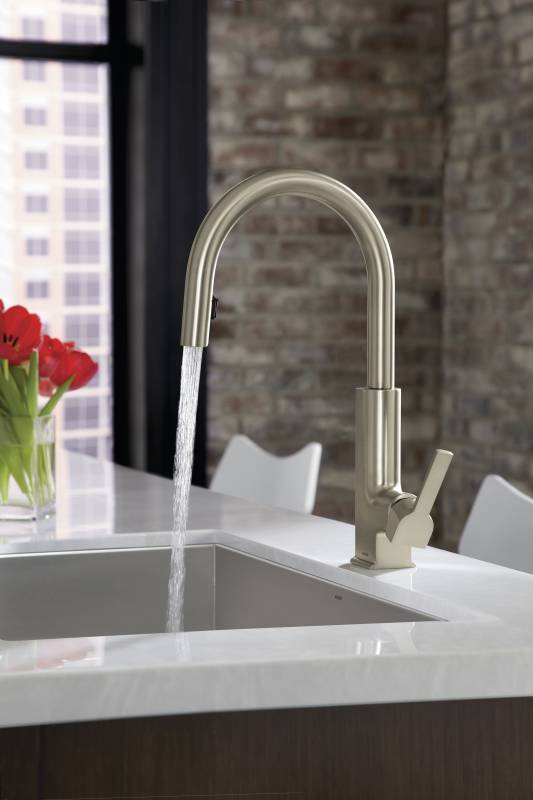Moen S72308SRS STo Single Handle High Arc Pulldown Kitchen Faucet