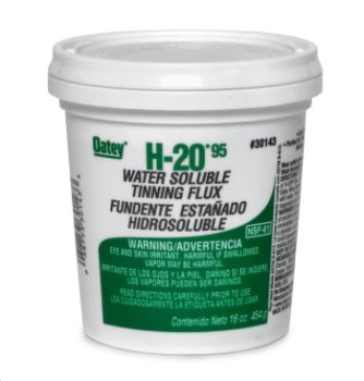 Oatey 30143 H-2095 Water Soluble Tinning Flux - 16 oz