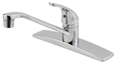 Pfister G134-1444 Pfirst Single Lever Kitchen Faucet - Polished Chrome