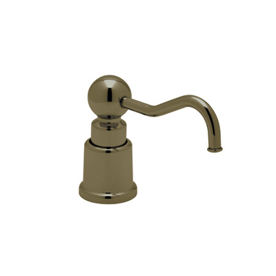 Rohl LS650CTCB Country Soap/Lotion Dispenser - Tuscan Brass