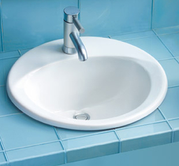 Toto LT512.8G-11 Ultimate Suite Self Rimming Lavatory Sink w/ Faucet Holes on 8