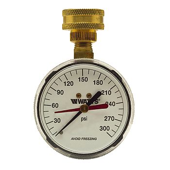 Watts 276H300 Water Pressure Test Gauge (0069721)